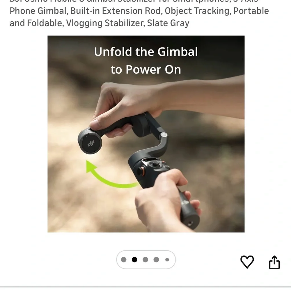 DJI OsmoMobile6GraySmartphoneStabilizer(withBag!!!! - Picture 4 of 15